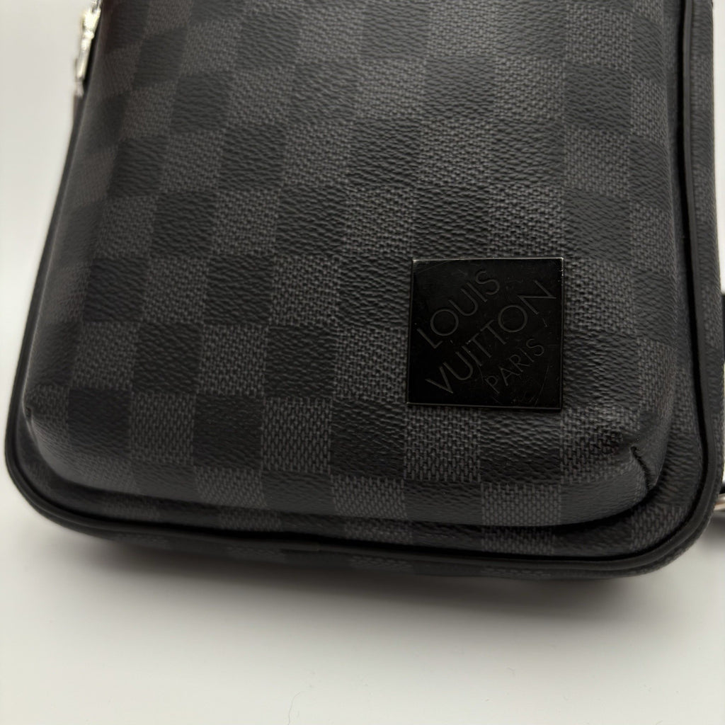 Louis Vuitton Sling Bag Damier Graphite Canvas ' Black ' | SUPER CLEAN!