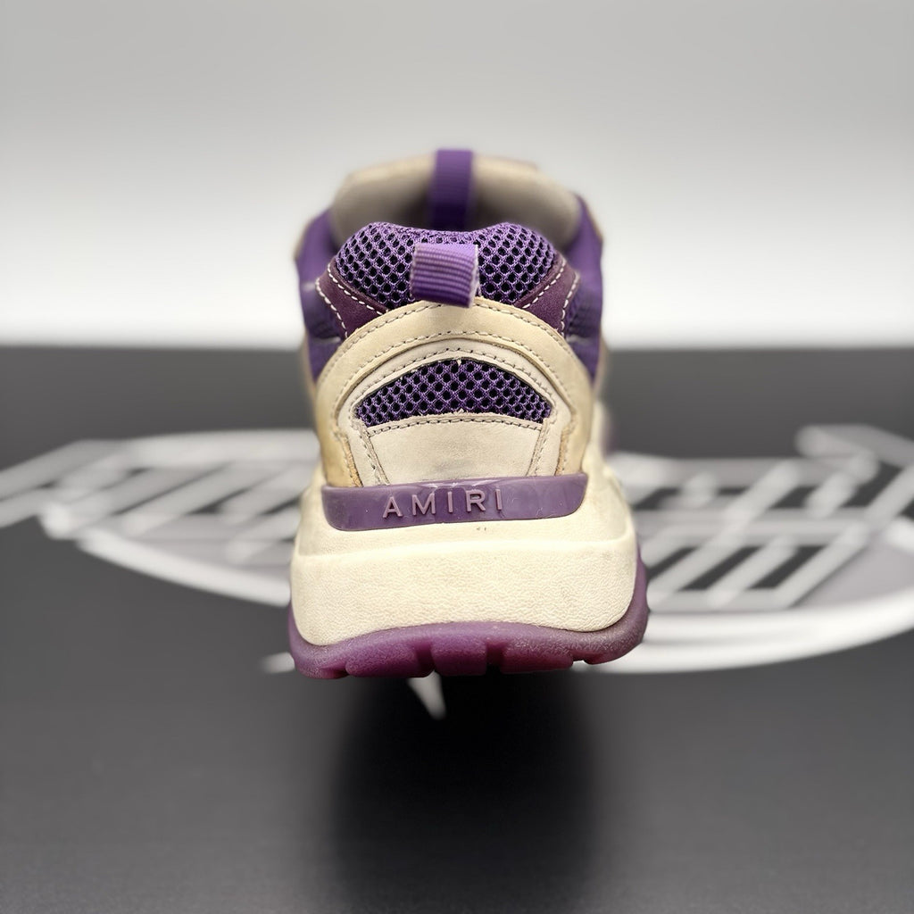 Size 42 (9 US) Amiri Bone Runner ' White, Beige, Purple '