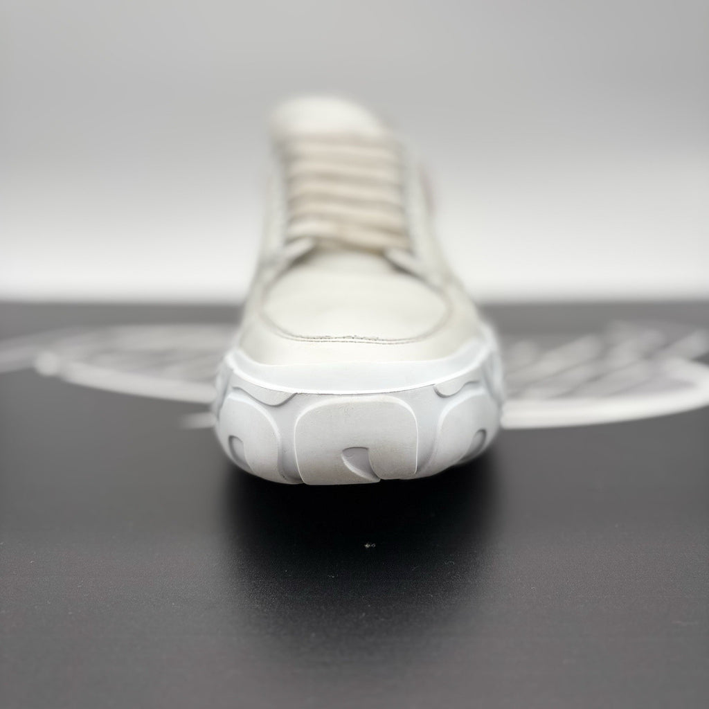 Size 45 (12 US) - Alexander McQueen Court Trainer ‘ White/Red ‘  | GOOD COND!