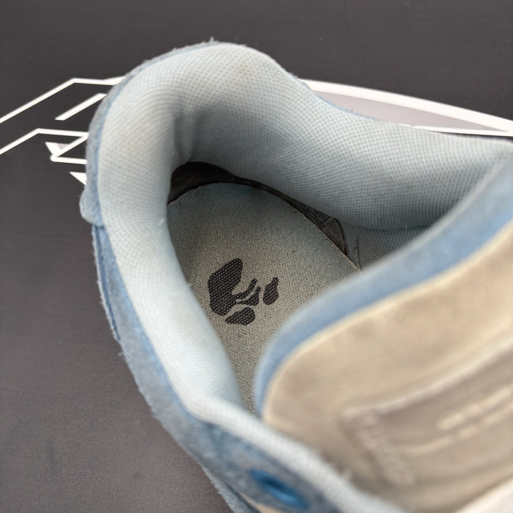 Size 45 EU (12 US) - Off-White Out of Office Suede ' Light Blue, White ‘