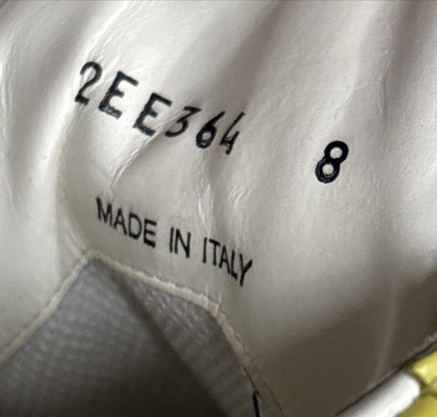 Size 8 UK (9 US) - Prada Downtown Low Leather ' Bianco Cedro ' | WORN ONCE!
