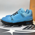 Size 7 LV (8-8.5 US) - Louis Vuitton Trainer ' Blue, Black ' | GOOD CONDITION!
