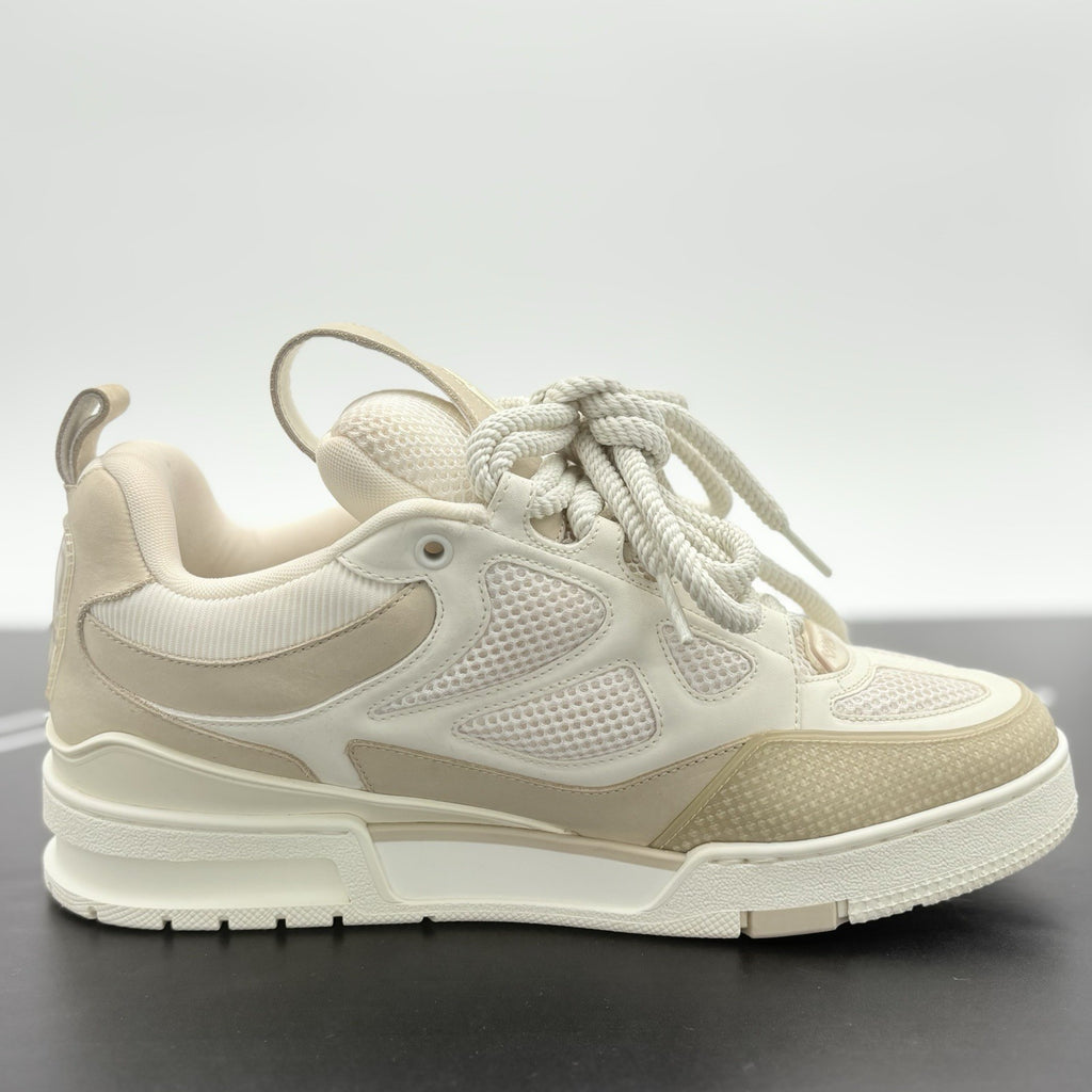 Size 8 LV (9-9.5 US) - Louis Vuitton Skate ' Beige White ' | GREAT COND!