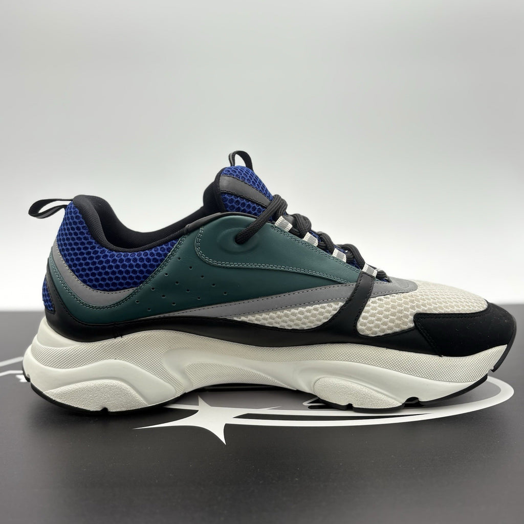 Size 50 (17 US) - Dior B22 Sneaker ' White Deep Green ' | GREAT CONDITION!