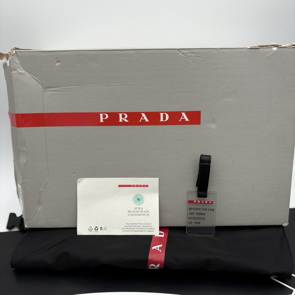 Size 8 UK (9 US) - Prada Americas Cup ' Black ' | EXCELLENT CONDITION!