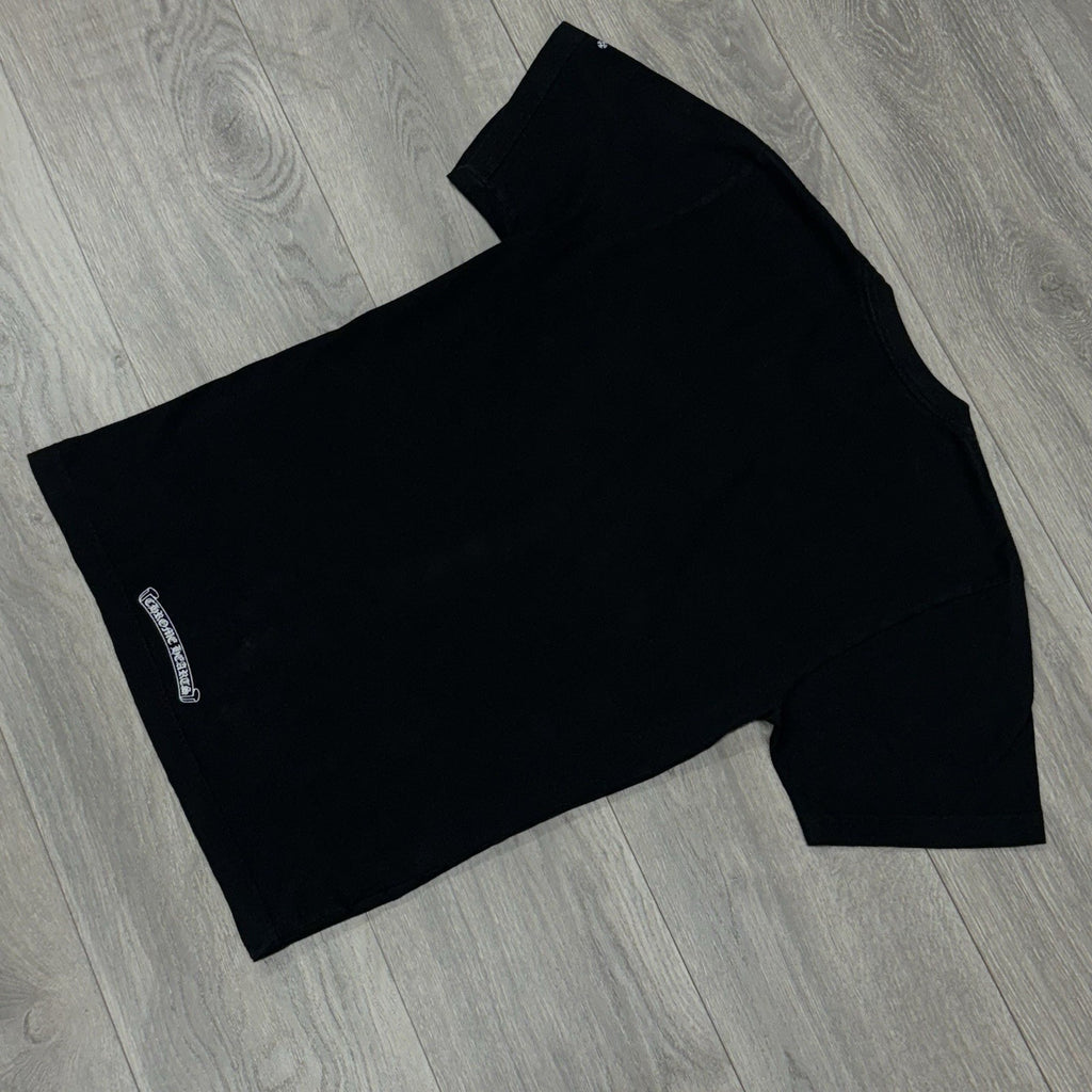 Size Small - Chrome Hearts Collar Print T-Shirt ' Black White ' | GOOD CONDITION