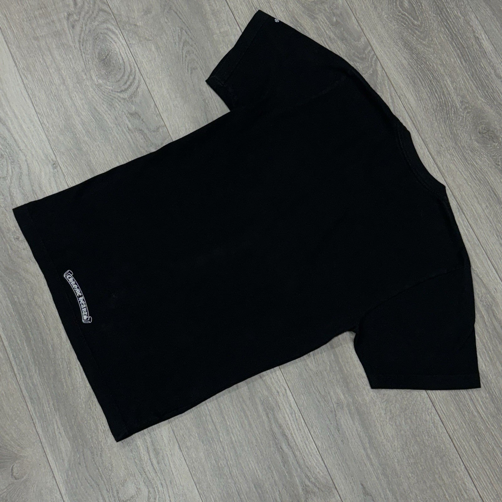Size Small - Chrome Hearts Collar Print T-Shirt ' Black White ' | GOOD CONDITION