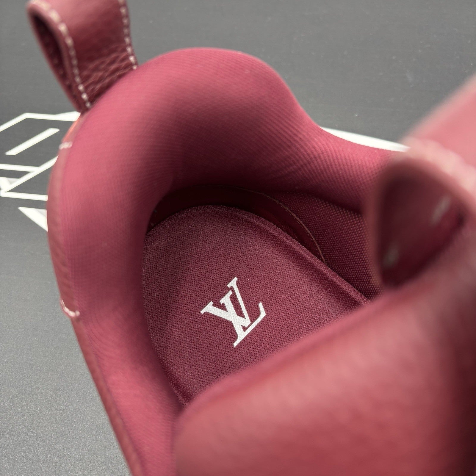 Size 13 LV (14-14.5 US) Louis Vuitton Skate ' Bordeaux Red ' | GREAT CONDITION!
