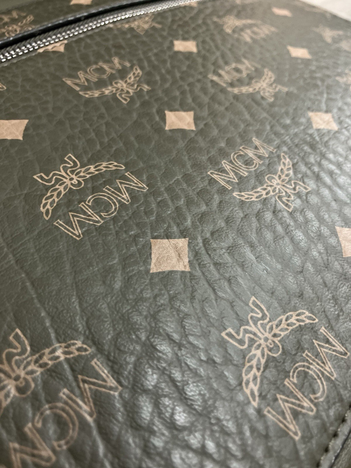 MCM Visetos Backpack ' Khaki / Sea Turtle ' | GOOD CONDITION!
