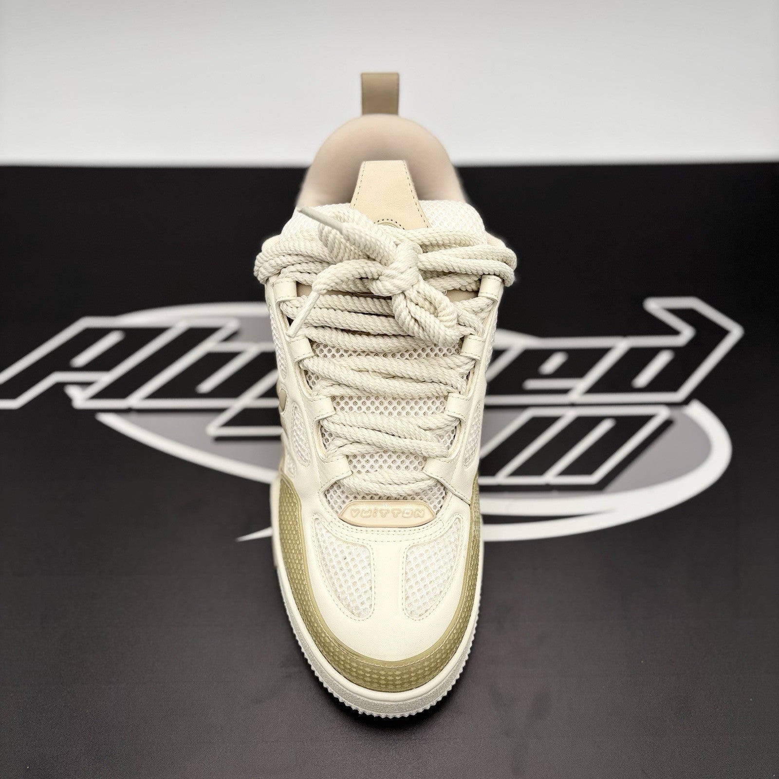 Size 7.5 LV (8.5-9 US) - Louis Vuitton Skate ' Beige White ' | GREAT COND!
