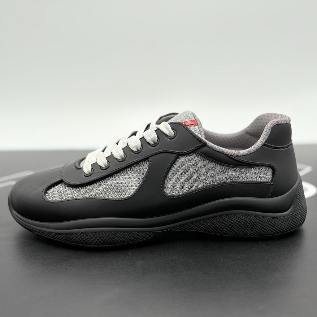 Size 40 (7 US) - Prada America's Cup Soft Rubber ' Black ' | SUPER CLEAN!