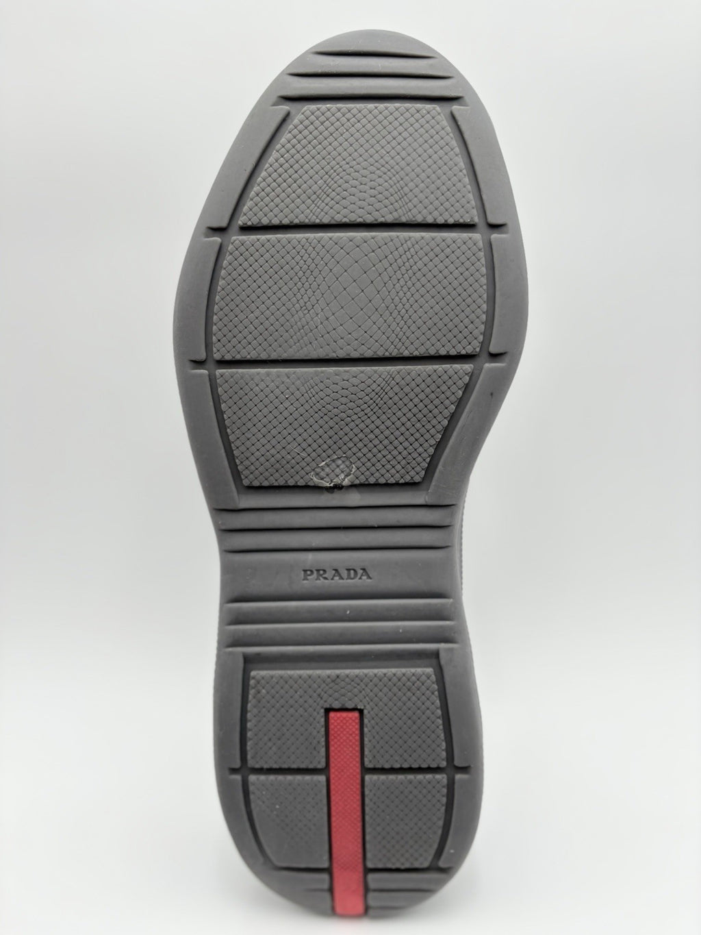 Size 43 (10 US) Prada America's Cup Soft Rubber ' Grey ' | GREAT CONDITION!