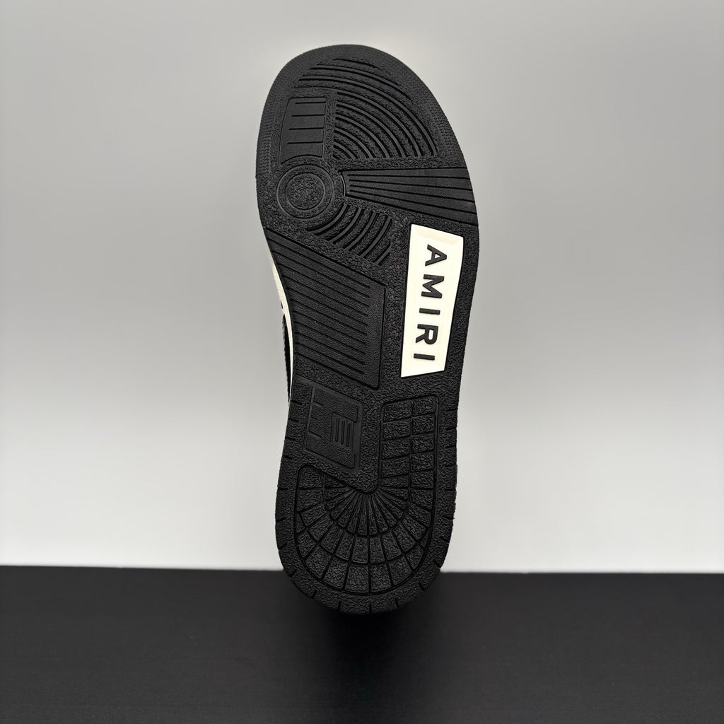 Size 42 (US 9) - Amiri Skel High Top Sneakers ' Black, White ' | NEW!