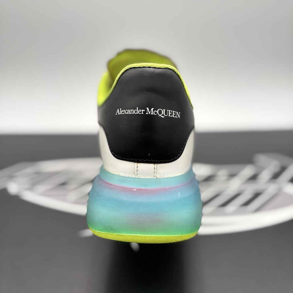 Size 42 (9 US) Alexander McQueen ' Transparent Sole/White Iridescent '
