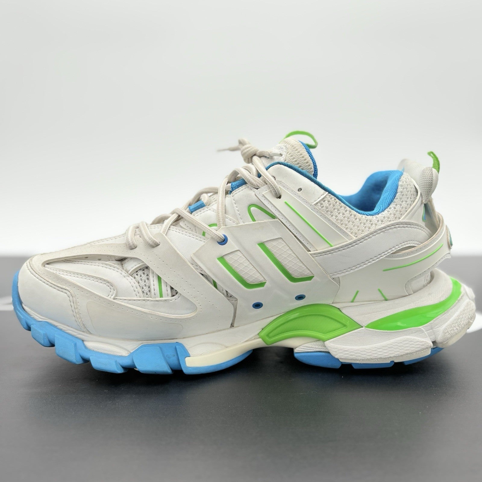 Size 43 (10 US) - Balenciaga Track ' White Blue Green ' | GREAT CONDITION!