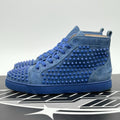 Size 41 (8 US) - Christian Louboutin High Spikes  ' Blue ' | SUPER CLEAN!