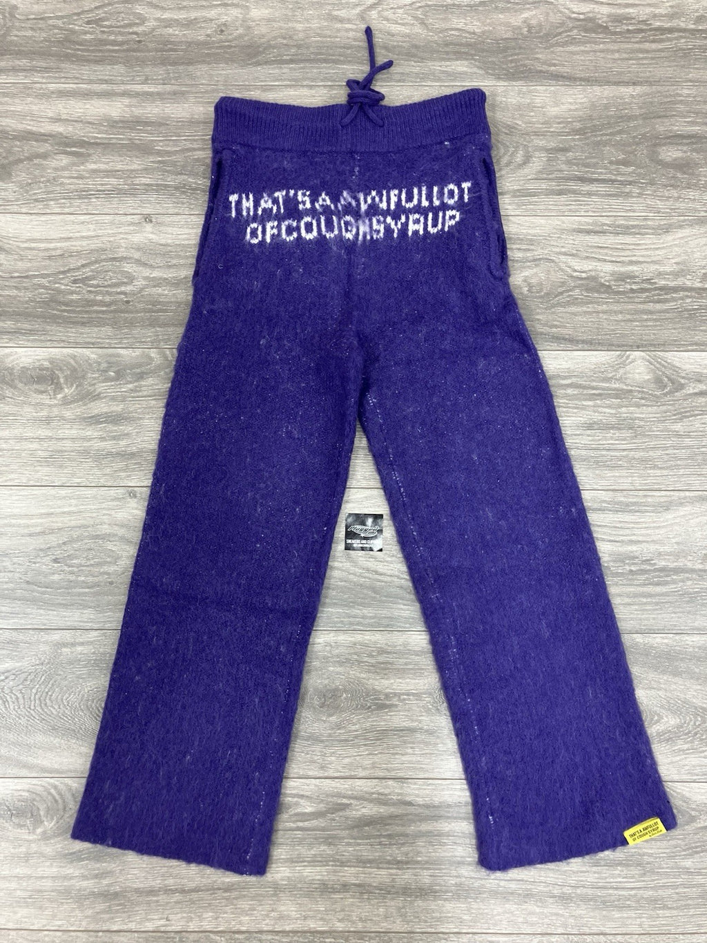 Size XXL - That's A Awful Lot Of Cough Syrup Mohair Pants ' Purple ' | NEW!