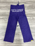 Size XXL - That's A Awful Lot Of Cough Syrup Mohair Pants ' Purple ' | NEW!