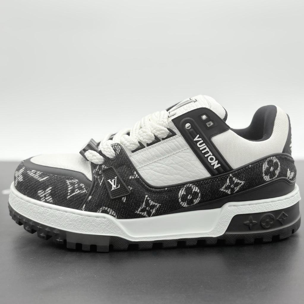 Size 10 LV (11-11.5 US) Louis Vuitton Denim Maxi ' Black ' | ONLY WORN ONCE!
