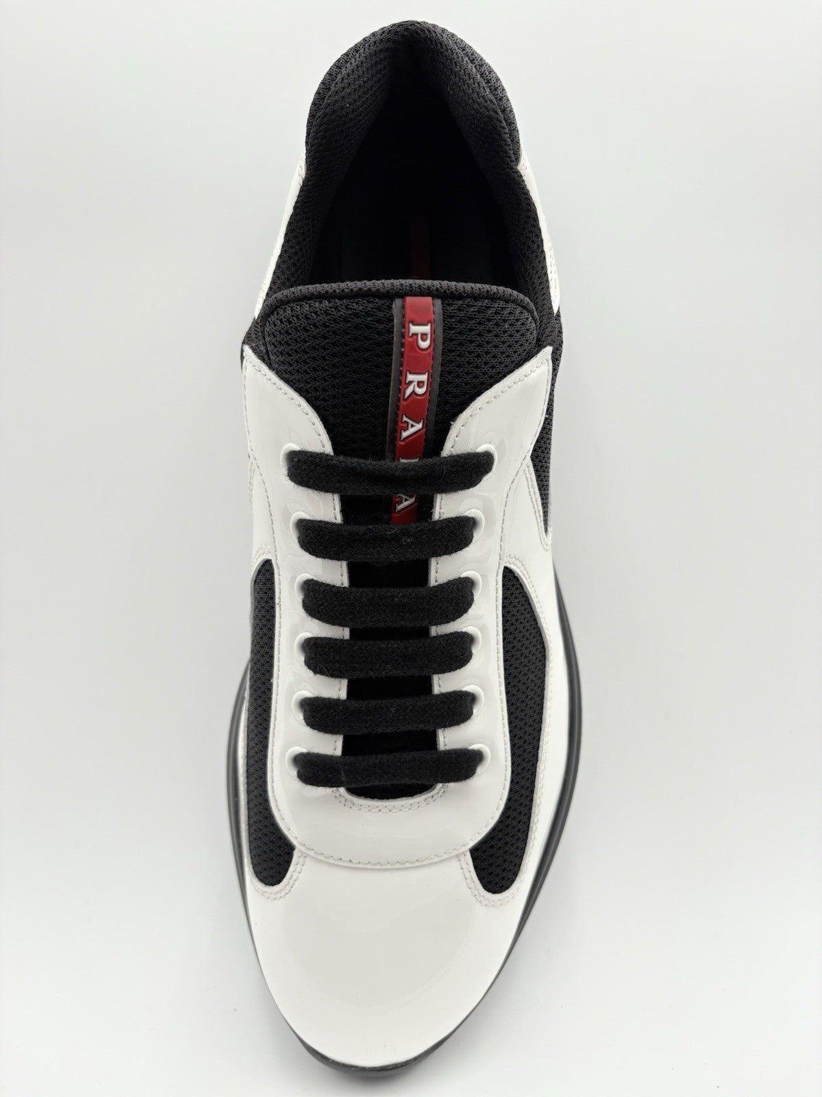 Size 8.5 UK (9.5 US) - Prada Americas Cup ' Black White ' | SUPER CLEAN!