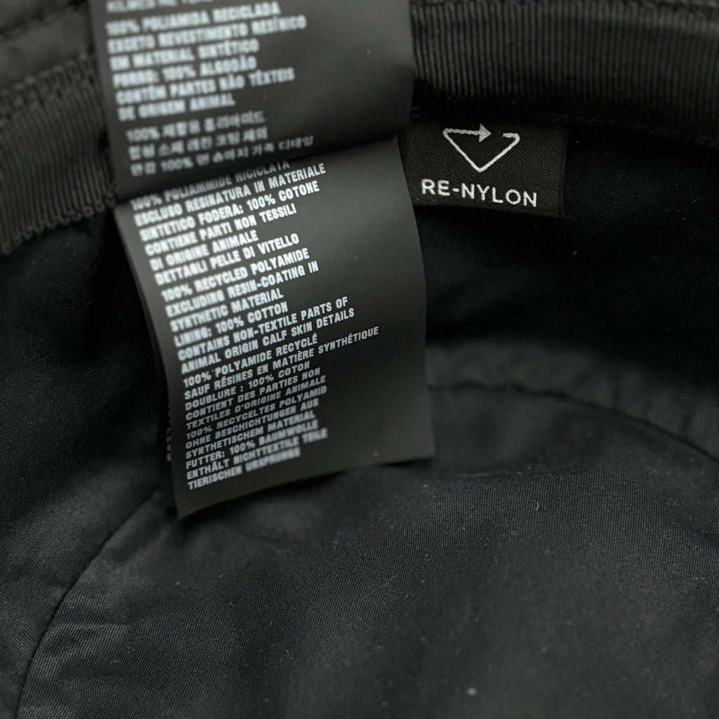 Prada Re-Nylon Bucket Hat ' Black ' | SUPER CLEAN!