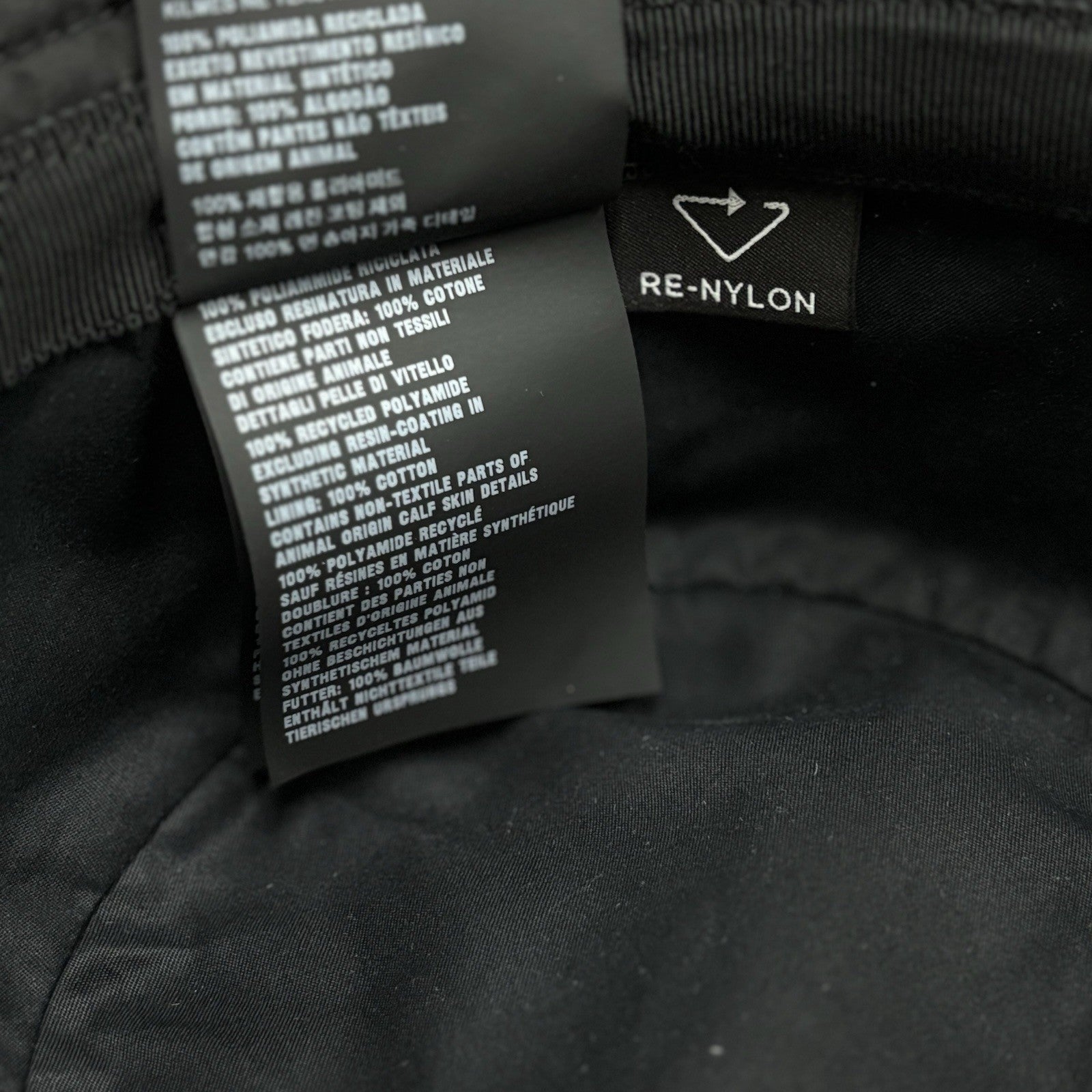 Prada Re-Nylon Bucket Hat ' Black ' | SUPER CLEAN!