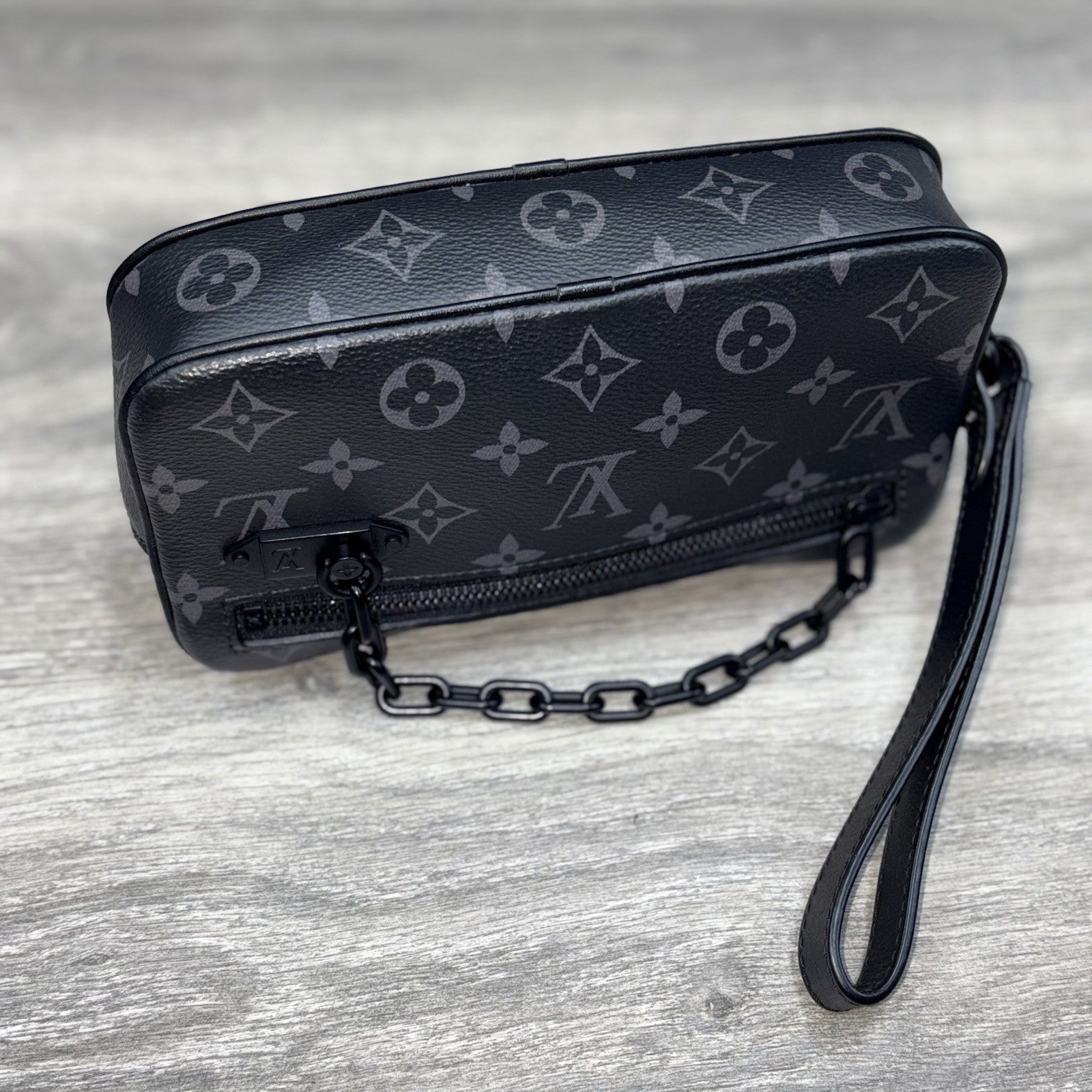 Louis Vuitton Pochette Volga Monogram Eclipse ' Black ' | SUPER CLEAN!