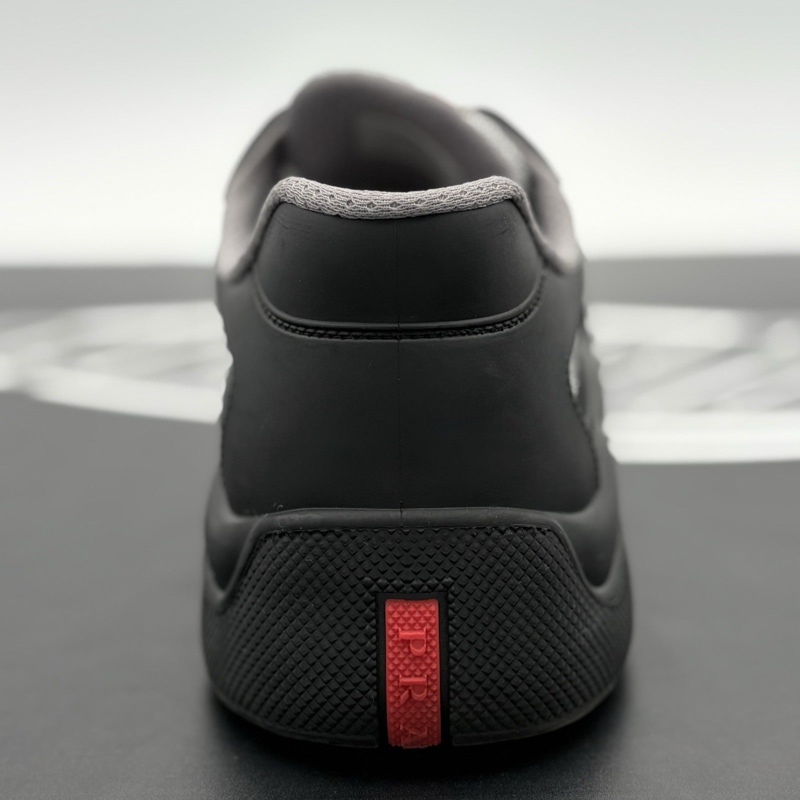 Size 40 (7 US) - Prada America's Cup Soft Rubber ' Black ' | SUPER CLEAN!