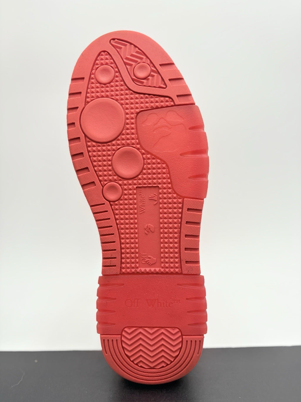 Size 42 (9 US) Off White Out of Office Patent Leather ' White Red ' | GREAT COND