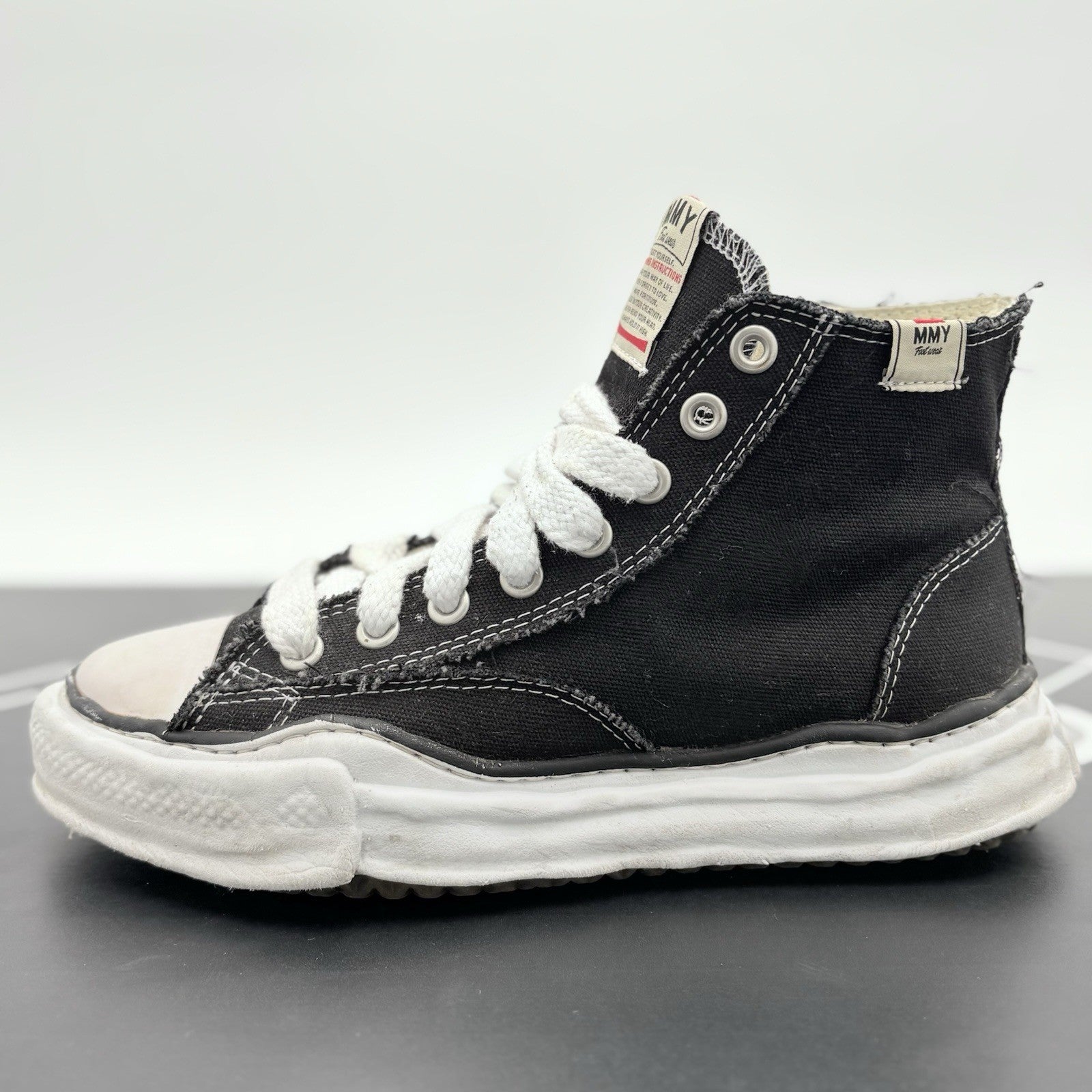 Size 41 (8 US) Maison Mihara Yasuhiro Peterson OG Sole Canvas High ' Black '
