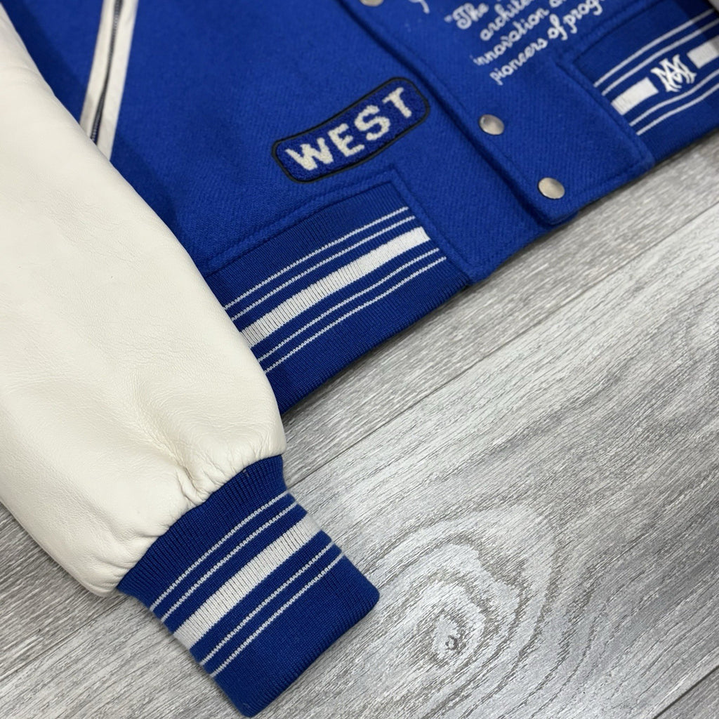 Size Large - Amiri Dream Team Varsity Jacket ' Blue ' | WORN 3x | 100% AUTHENTIC