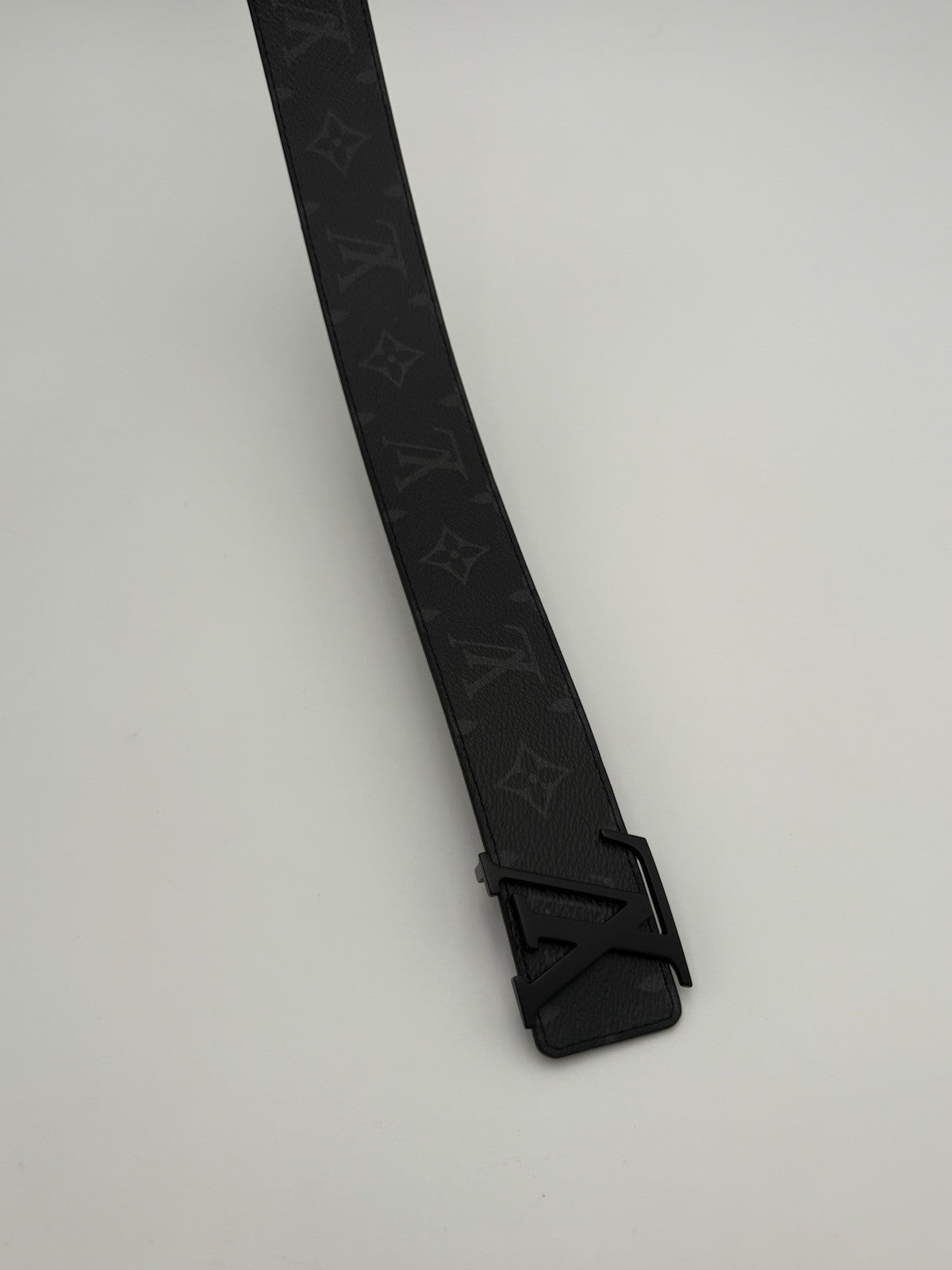Louis Vuitton Monogram Eclipse Matte Black Belt | BRAND NEW!