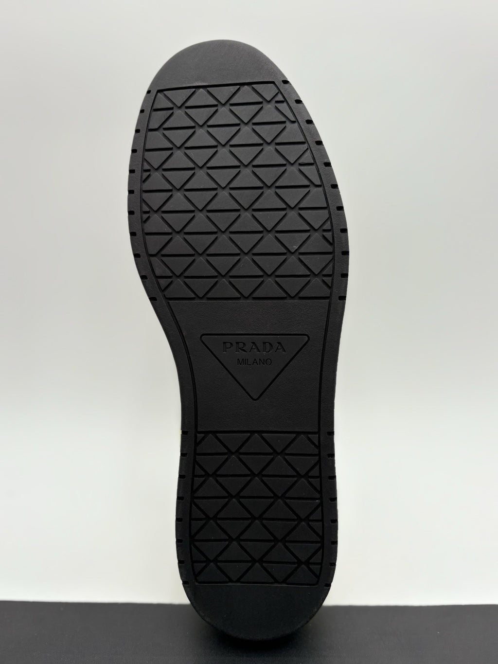 Size 8 UK (9 US) - Prada Downtown Low Leather ' Bianco Cedro ' | WORN ONCE!
