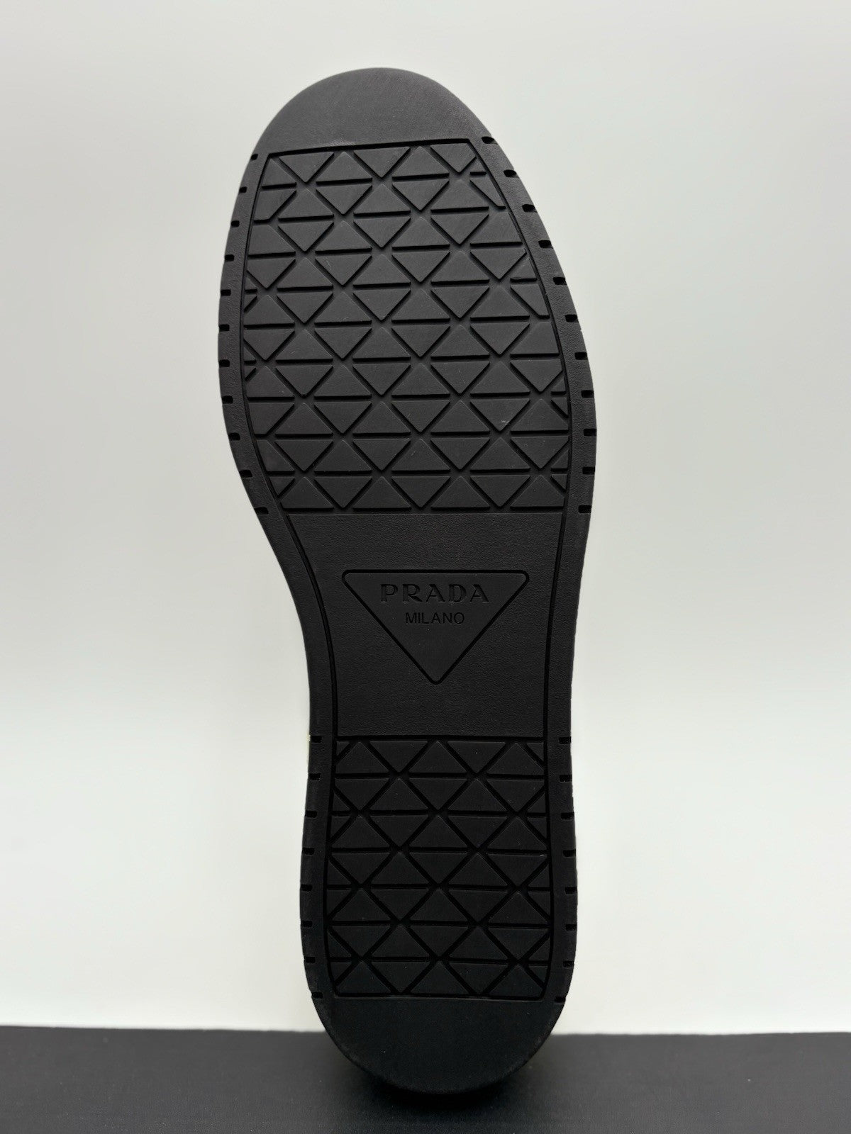 Size 8 UK (9 US) - Prada Downtown Low Leather ' Bianco Cedro ' | WORN ONCE!