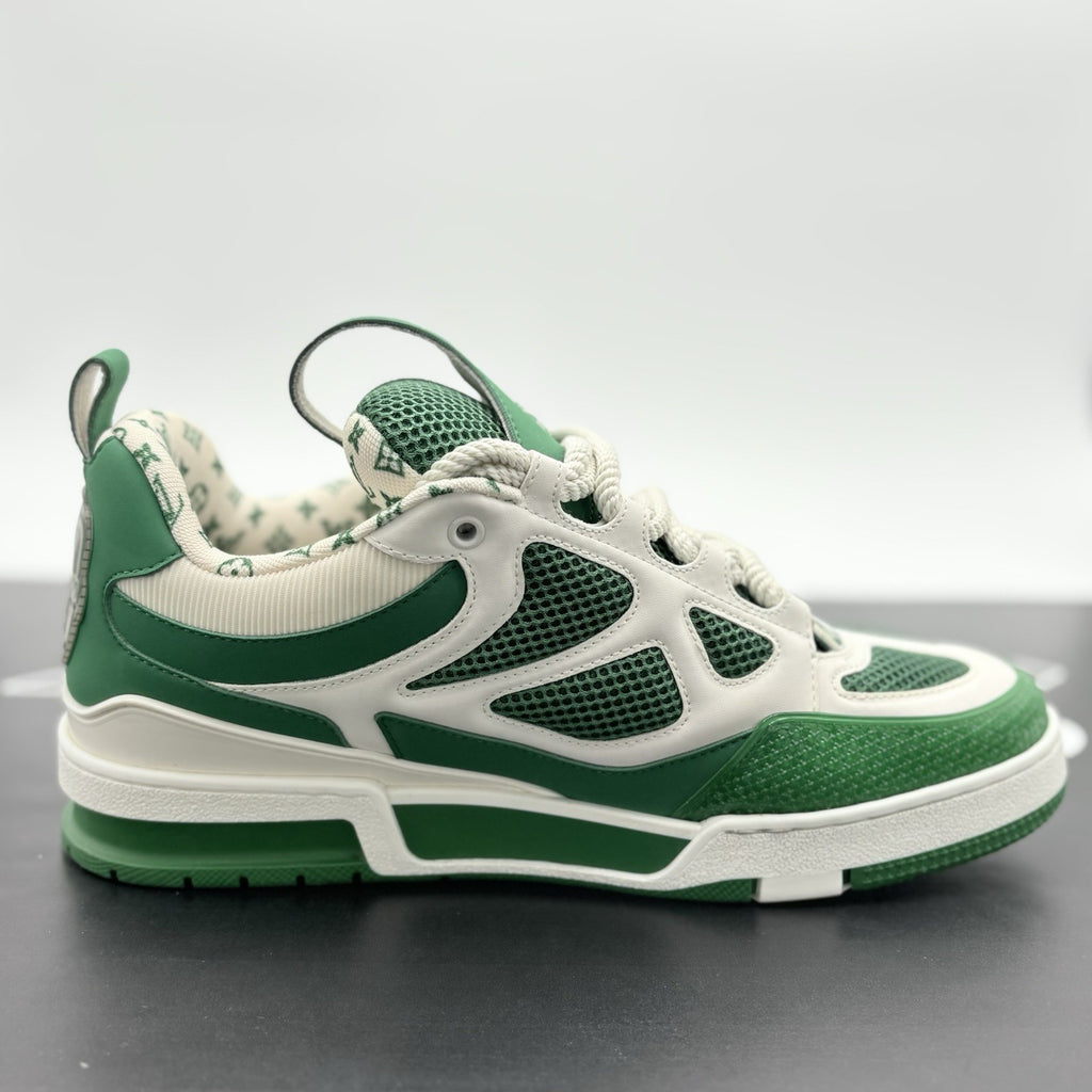 Size 9 LV (10-10.5 US) Louis Vuitton Skate ' Green White ' | SUPER CLEAN!