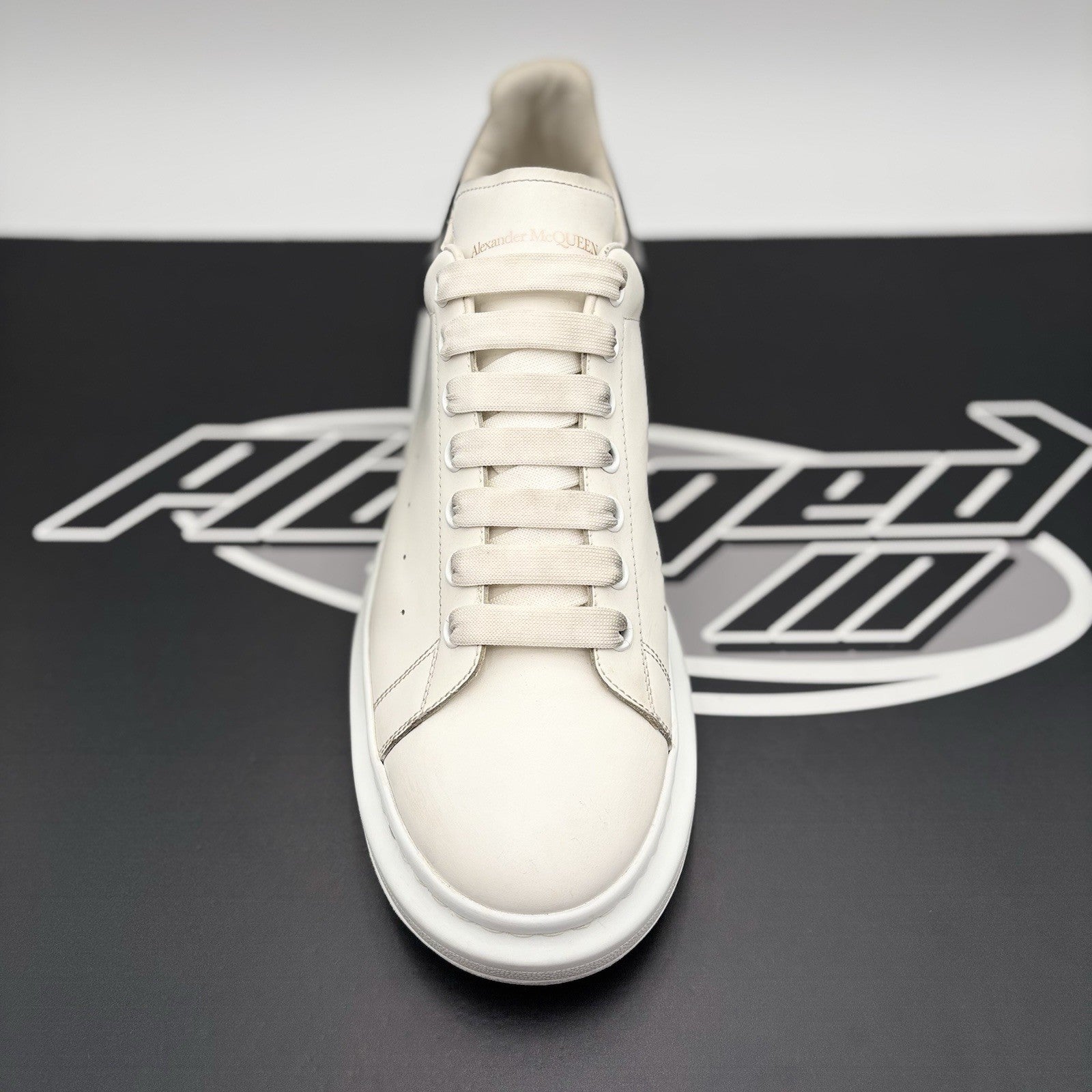 Size 47 (14 US) - Alexander McQueen ' White Black ' | GREAT CONDITION!