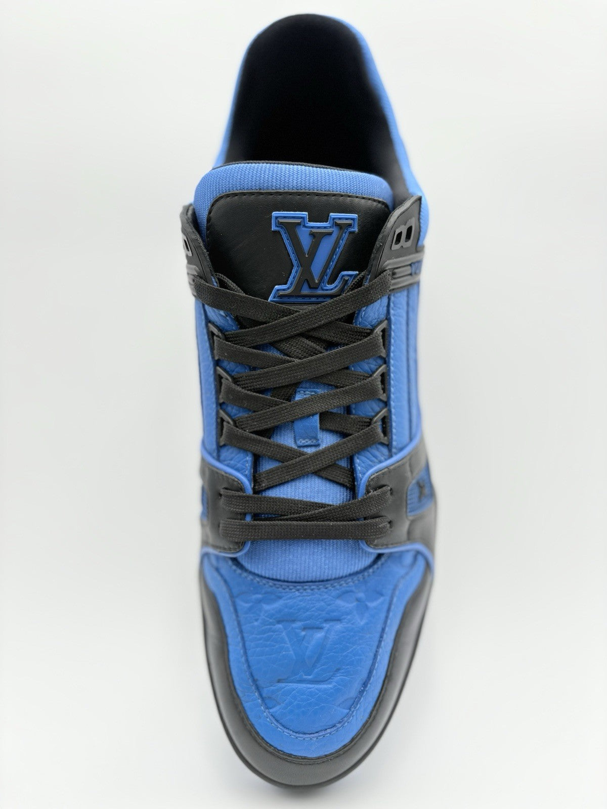 Size 11 LV (12-12.5 US) Louis Vuitton Trainer ' Black Blue ' | GREAT CONDITION!
