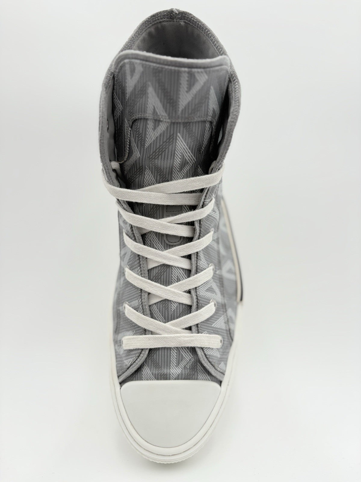 Size 45 (12 US) - Dior B23 High CD Diamond ' Grey White ' | GOOD CONDITION!