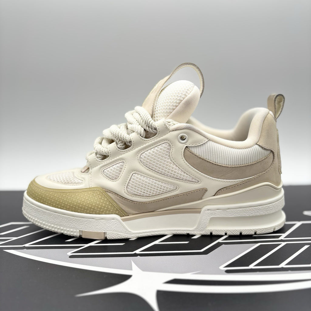 Size 7 LV (8-8.5 US) - Louis Vuitton Skate ' Beige White ' | GREAT COND!