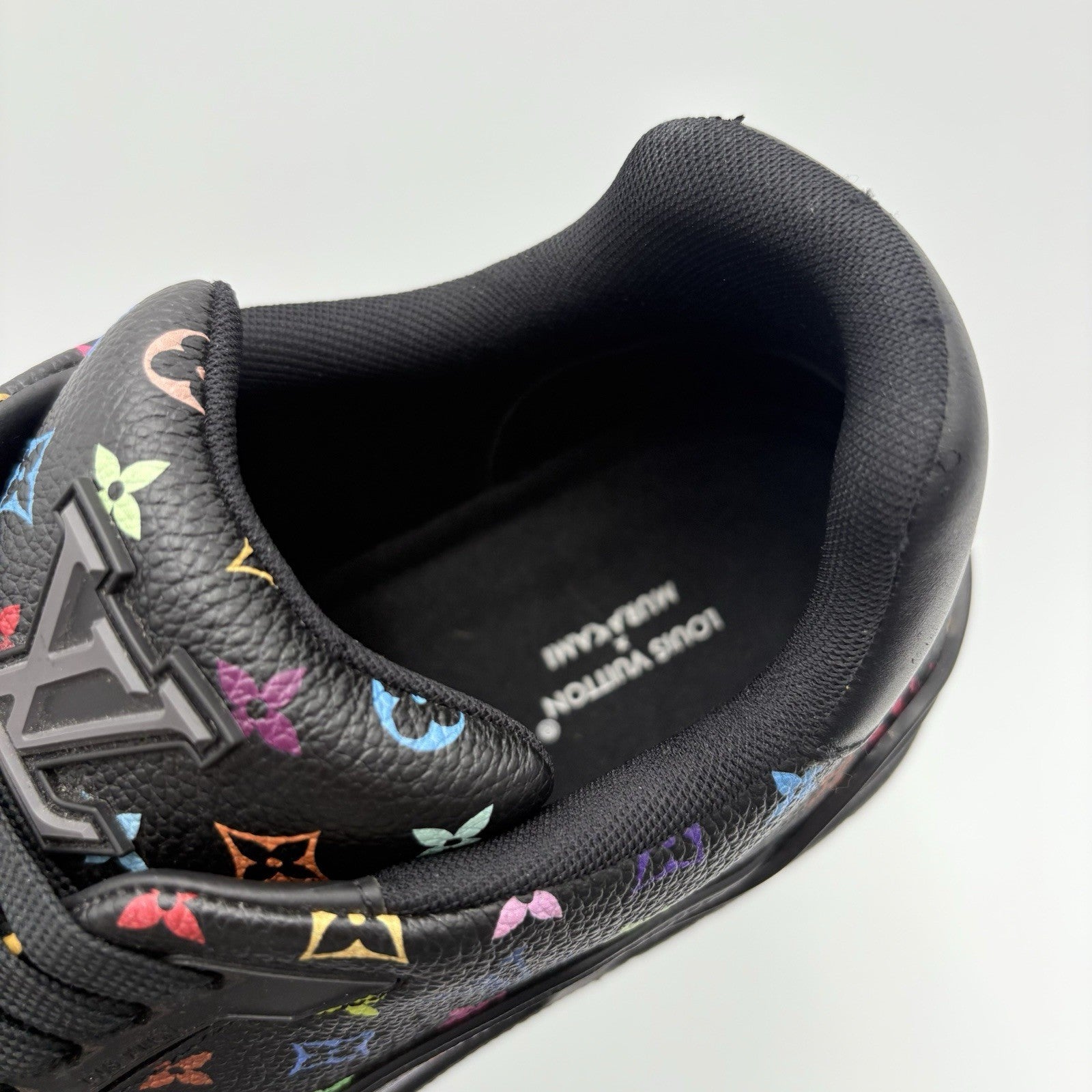 Size 8 LV (9-9.5 US) Louis Vuitton X Murakami Trainer ' Black ' | SUPER CLEAN