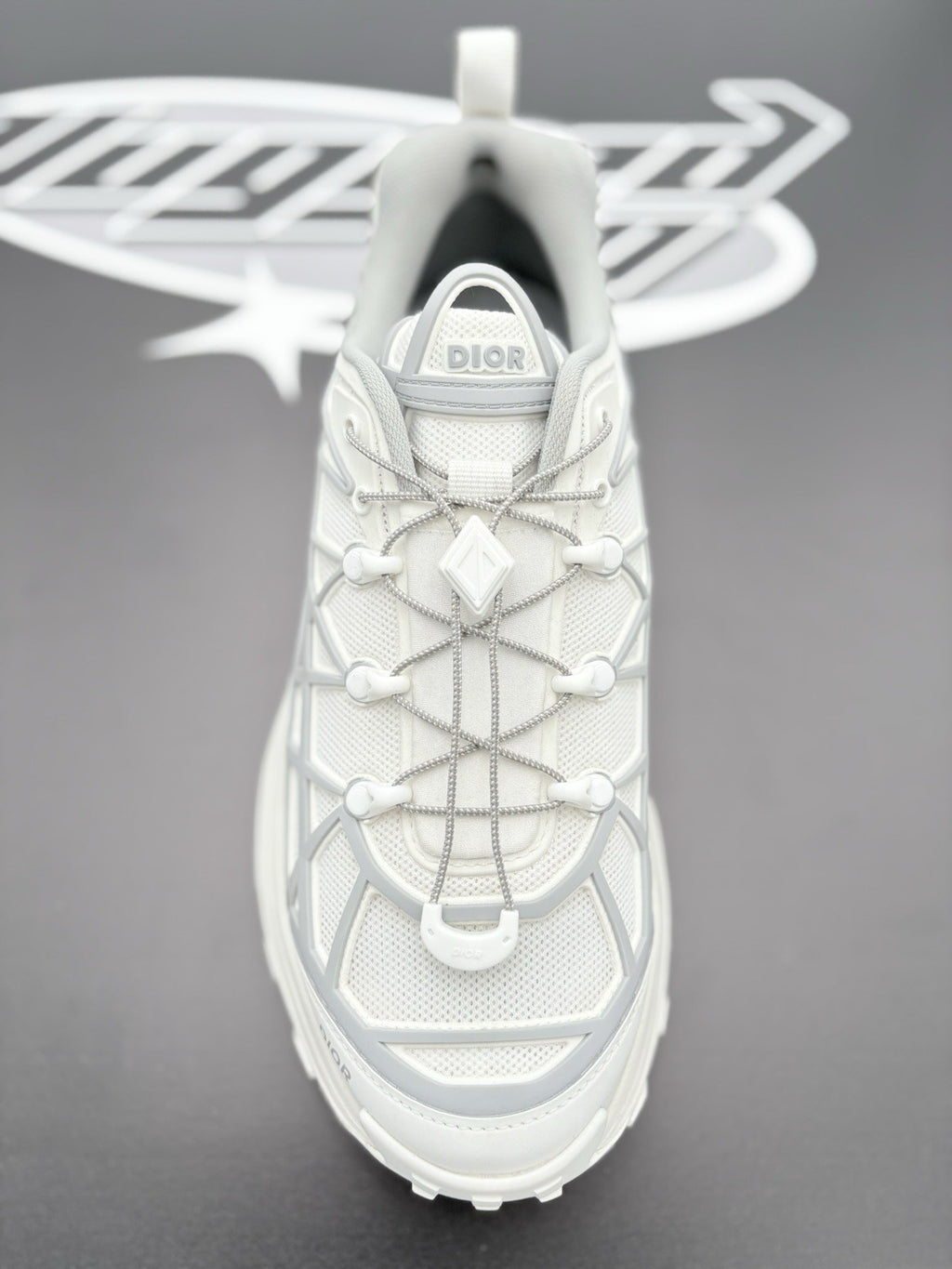 Size 41 (8 US) - Dior B31 Runner ' White Grey ' | ONLY WORN ONCE!