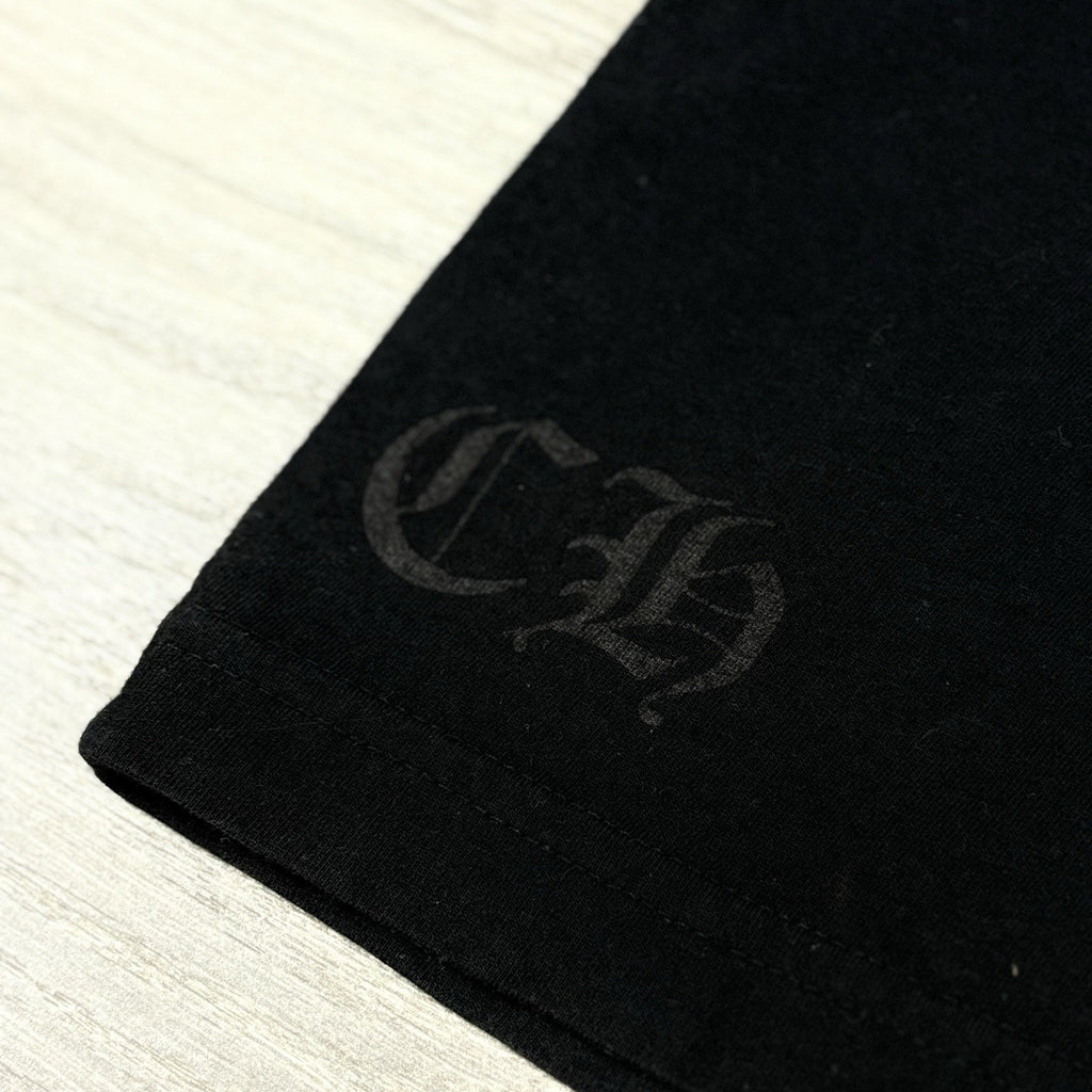 Size XL - Chrome Hearts Scroll Logo T- Shirt ' Black ' | EXCELLENT!