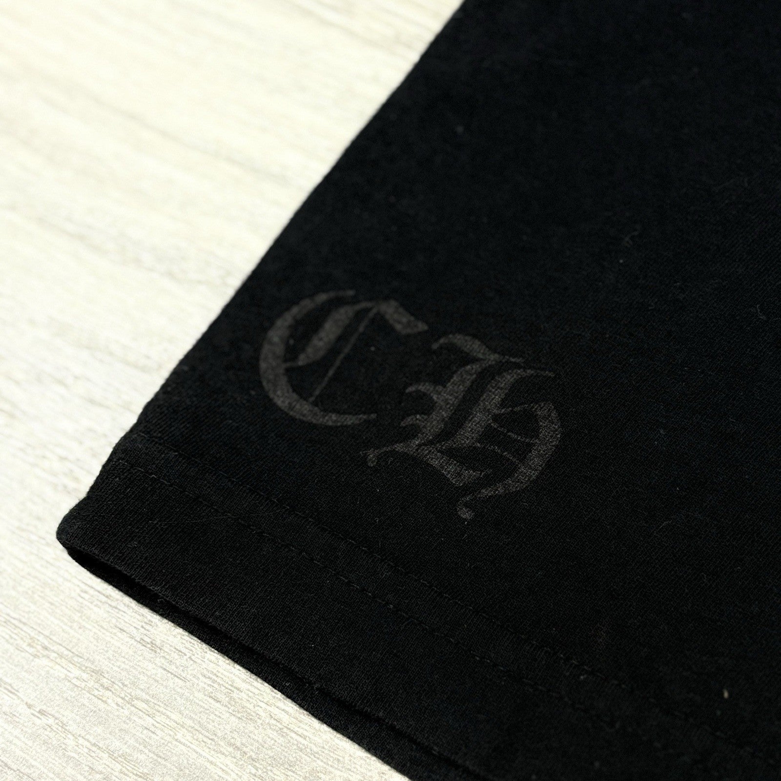 Size XL - Chrome Hearts Scroll Logo T- Shirt ' Black ' | EXCELLENT!