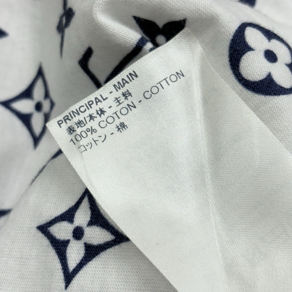 Size M - Louis Vuitton Monogram Printed With Chain ' White Blue ' | SUPER CLEAN!