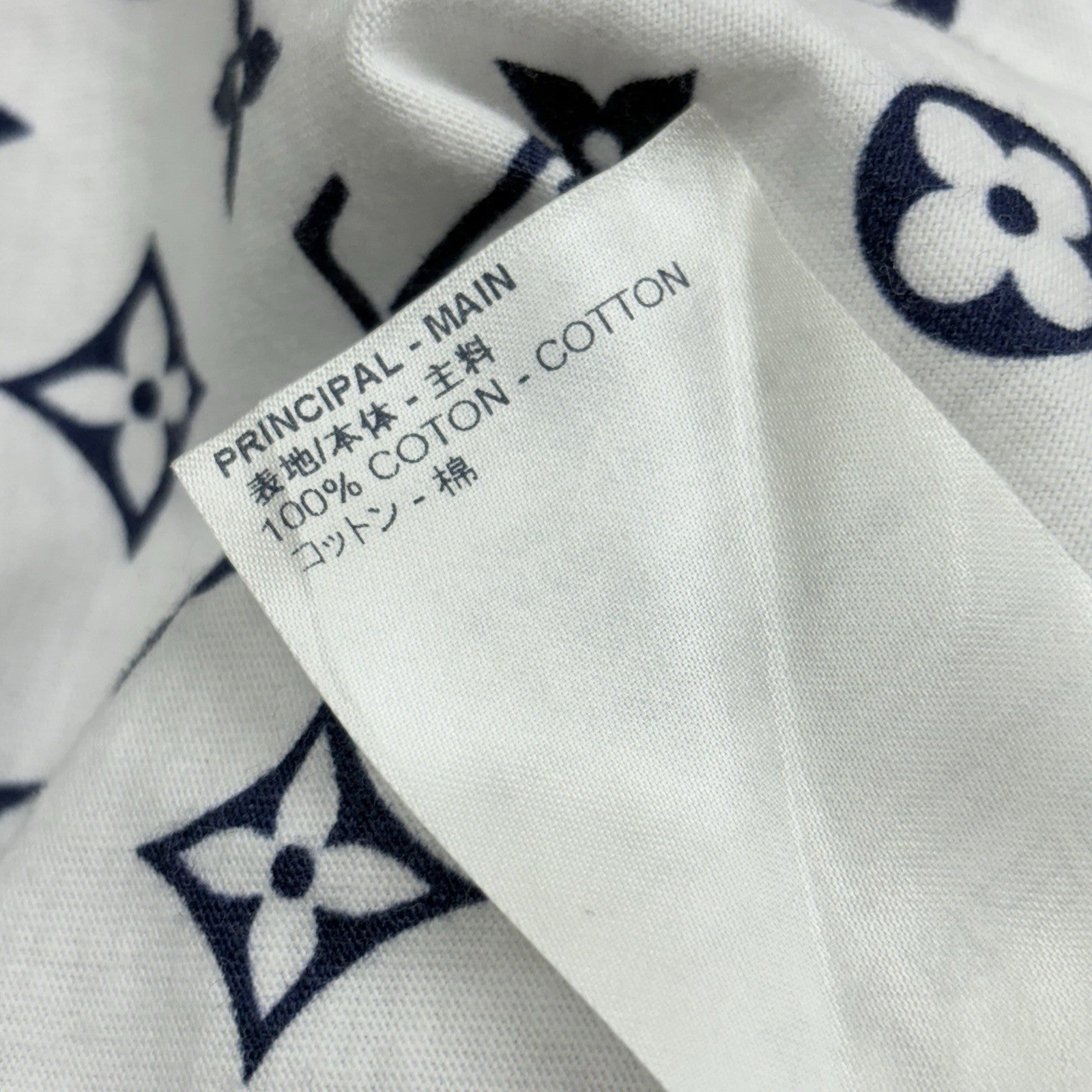 Size M - Louis Vuitton Monogram Printed With Chain ' White Blue ' | SUPER CLEAN!