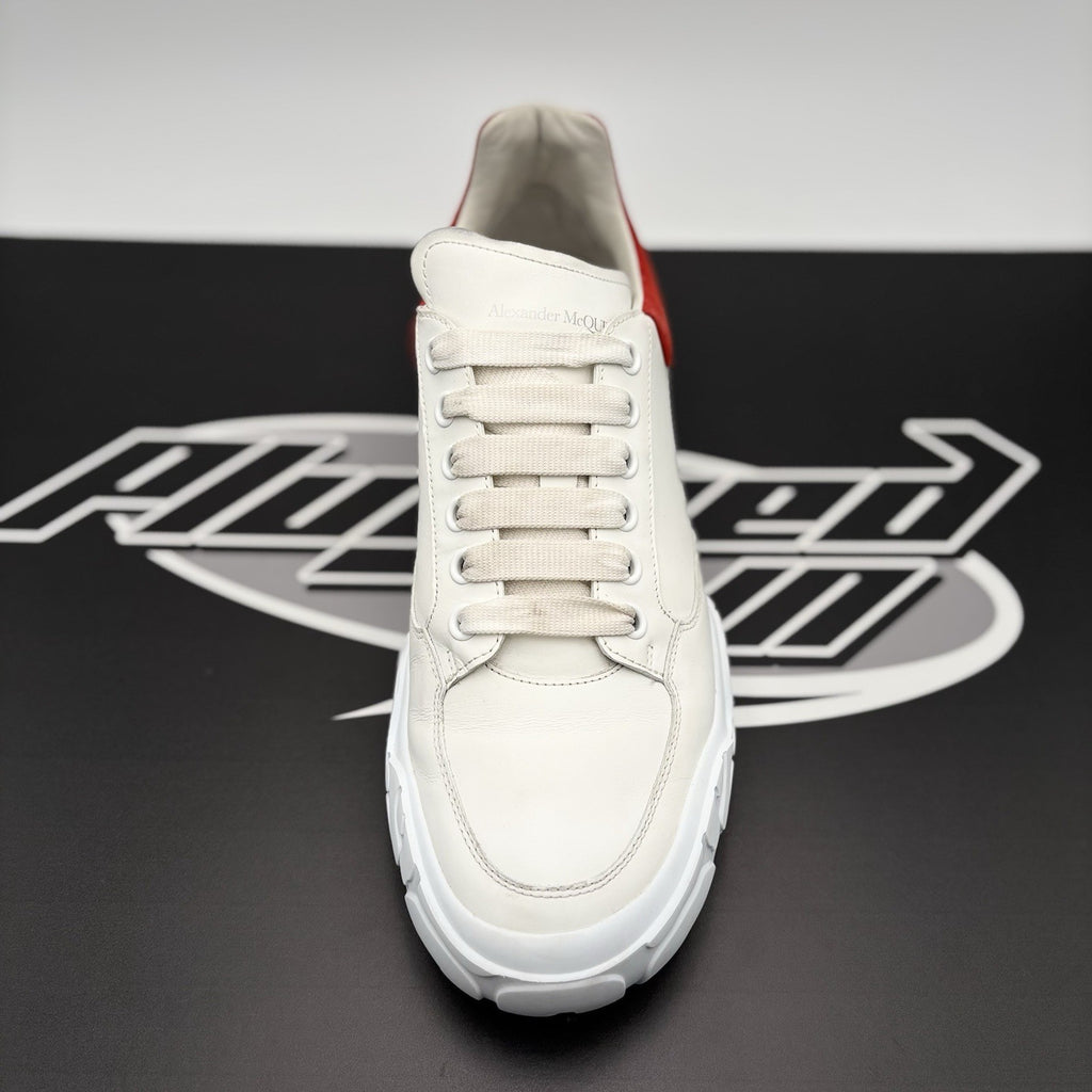 Size 45 (12 US) - Alexander McQueen Court Trainer ‘ White/Red ‘  | GOOD COND!