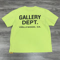Size Large - Gallery Dept Souvenir Tee ' Lime Green ' | ONLY WORN 1x