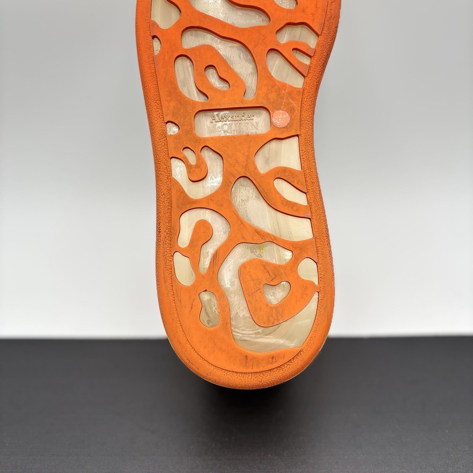 Size 43 (10 US) Alexander McQueen ' Translucent Orange ' | GREAT COND!