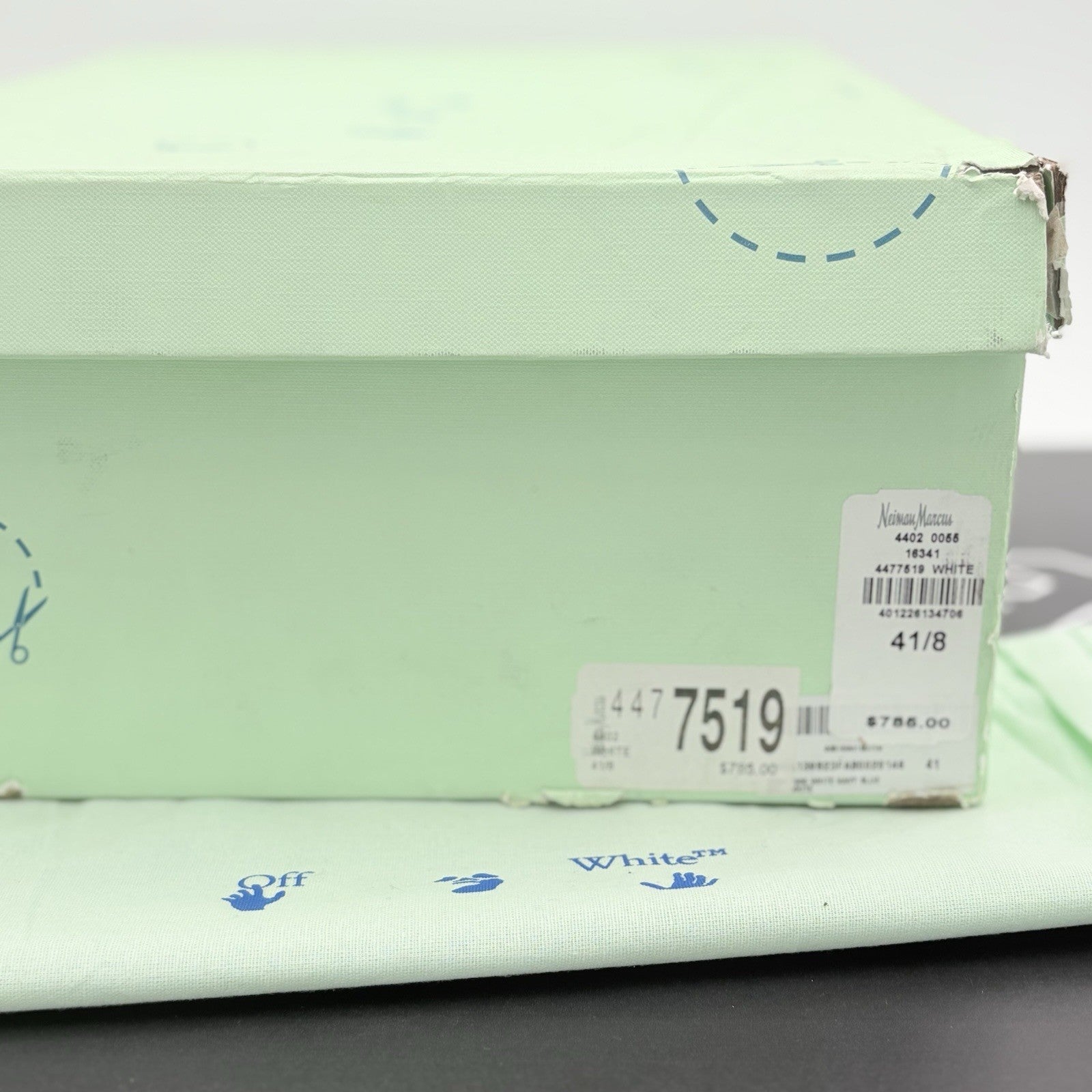 Size 41 (8 US) Off-White ODSY-1000 ' Blue Overdye ' | GREAT CONDITION!