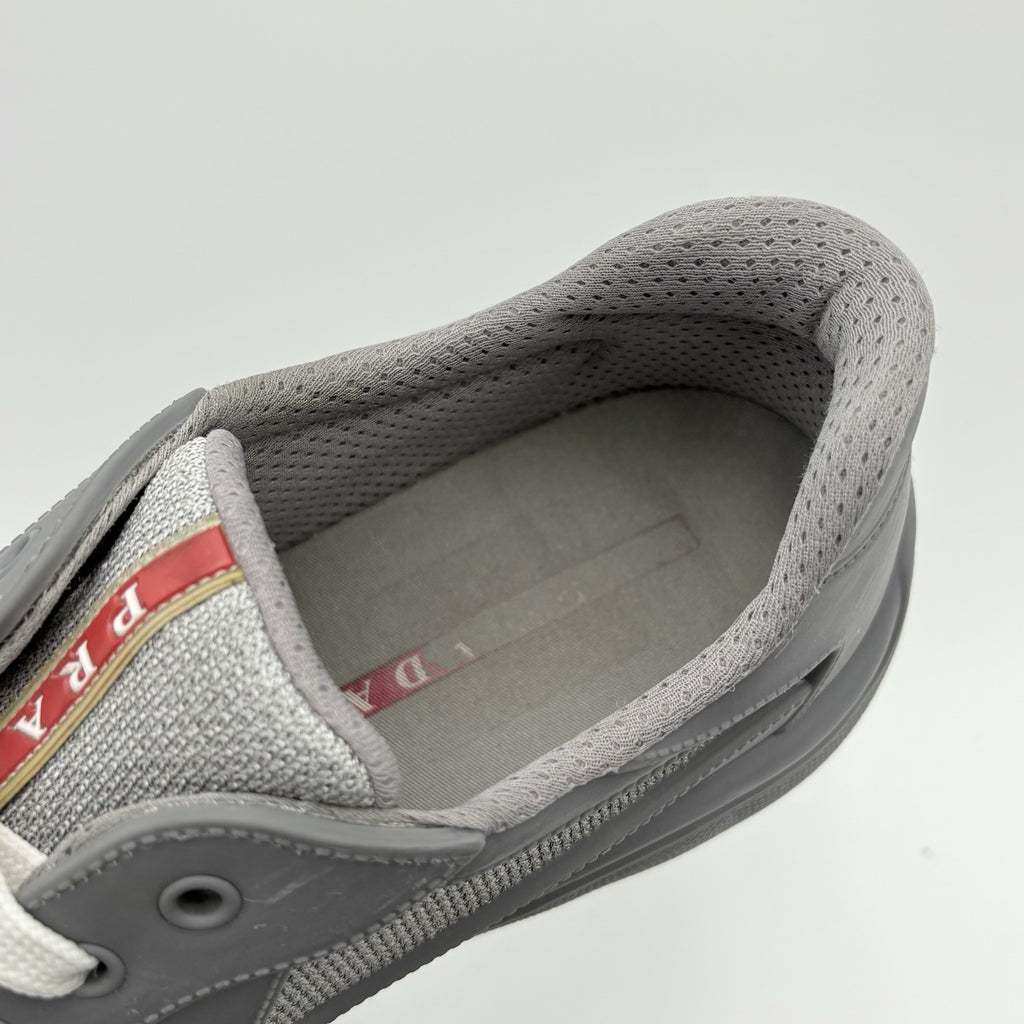 Size 43 (10 US) Prada America's Cup Soft Rubber ' Grey ' | GREAT CONDITION!